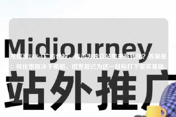 龙禧客TikTok广告代投，能否为独立站带来高转化？答案是：转化率取决于策略，但龙禧已为这一目标打下坚实基础。